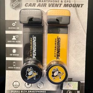 Pittsburgh Penguins phone/gps vent mount new